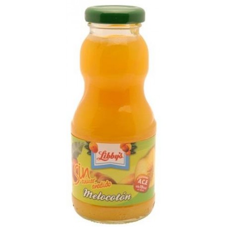 JUGO LIBBY´S MELOCOTON S/A BOT. 24x0.25 L.