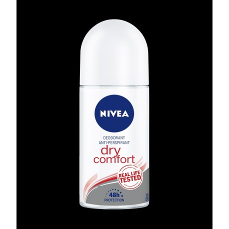 DESODORANTE NIVEA ROLLON DRY COMFORT 6x50 ML