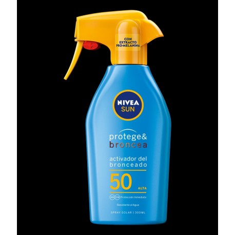 CREMA NIVEA SUN PISTOLA PROT. Y BRONCEA FP50 6x300 ML