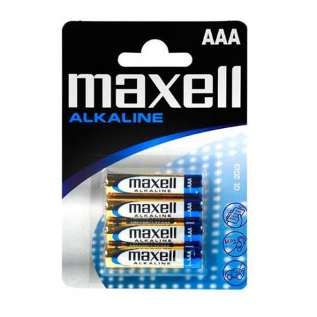 PILA MAXELL ALKALINA LR03 AAA 12x4 UND