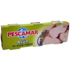 ATÚN PESCAMAR A/VEGETAL PACK 3 40x80 GR.