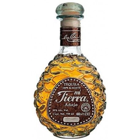 TEQUILA MI TIERRA AÑEJO 100% AGAVE 6x0.70 L.