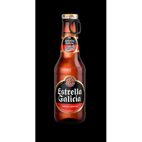 CERVEZA ESTRELLA GALICIA MINI BOT. 24x20 CL.