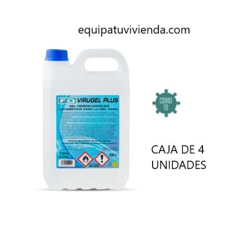 GEL HIDROALCOHOLICO VIRUGEL 4x5 L.