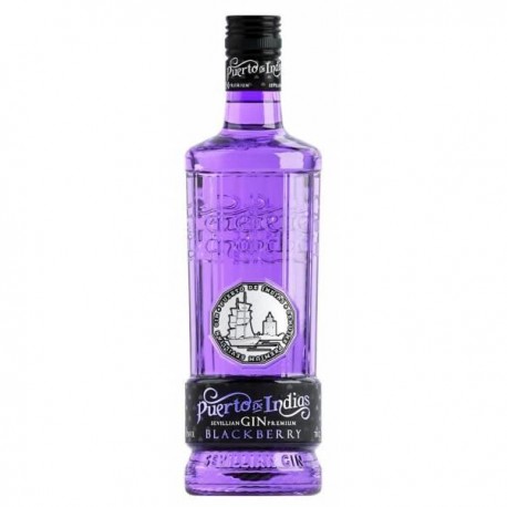 GINEBRA PUERTO DE INDIAS BLACKBERRY 6x0.70 L.