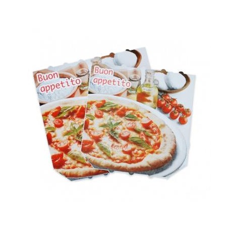 CAJA DE PIZZA TREVISO 33x33X3 PAQ. 100 UND.