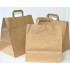 BOLSAS DE PAPEL KRAFT TAKE AWAY CON ASA C/300 UND.