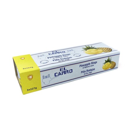 PIÑA EL CARRO EN SU JUGO PACK 3 UND 8x227 GR.