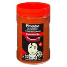 PIMENTÓN CARMENCITA DULCE AHUMADO BOTE 6x470 GR.