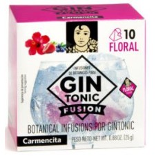 INFUSION GIN TONIC FUSION CARMENCITA FLORAL 10 SOBRES.