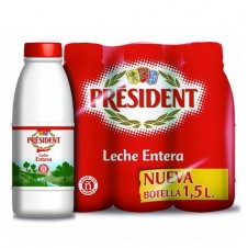 LECHE PRESIDENT ENTERA 6x1,5 L.