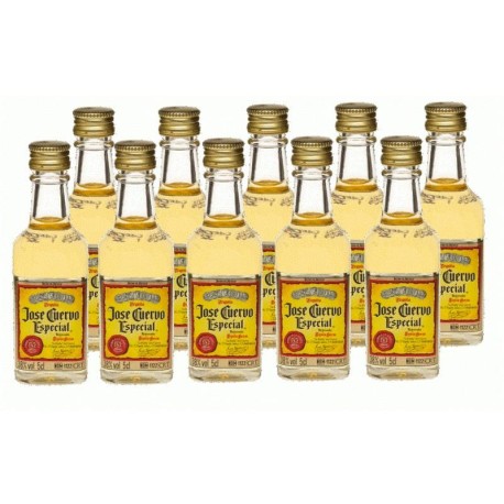 TEQUILA JOSÉ CUERVO ESP.REPOSADO MINIATURA 10x5CL.