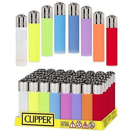 MECHEROS CLIPPER COLORES 44+4 UND.