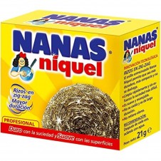 ESTROPAJO ACERO NANAS NIQUEL 24x1 UND.