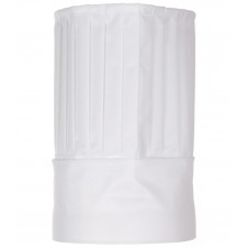 GORRO COCINERO ALTO PAP STAR 10x25 UND.