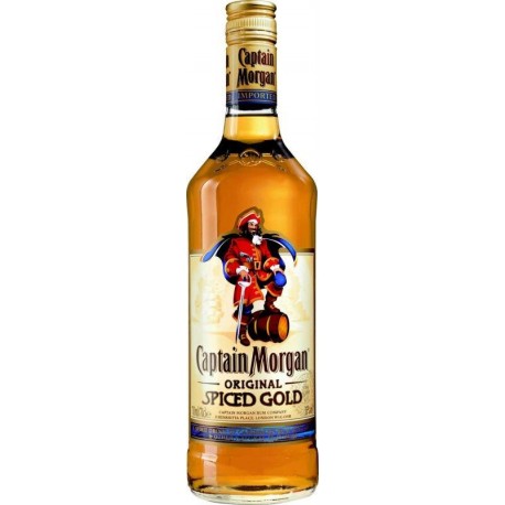 RON CAPITÁN MORGAN SPICED GOLD 12x1 L.