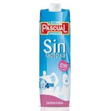 LECHE PASCUAL SIN LACTOSA DESNATADA 6x1 L.