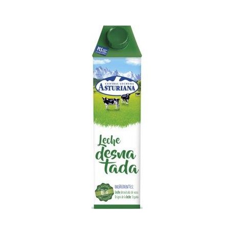 LECHE ASTURIANA DESNATADA 6x1 L.