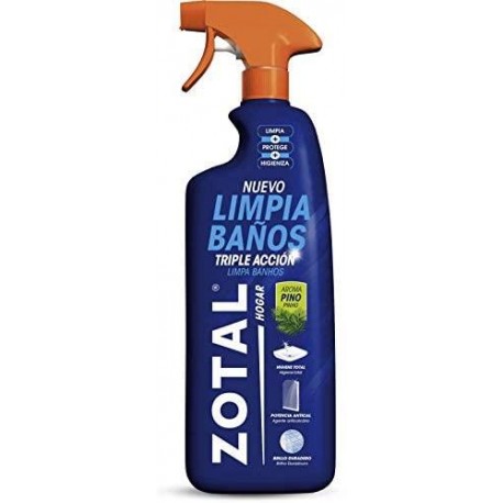 LIMPIADOR BAÑOS ZOTAL PISTOLA 12x750 ML.