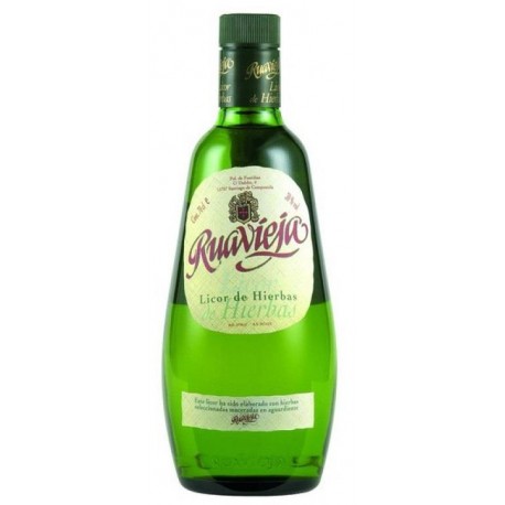 AGUARDIENTE RUAVIEJA HIERBAS 6x0.70 L.