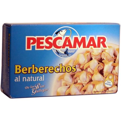 BERBERECHOS PESCAMAR NATURAL 50x111 GR.