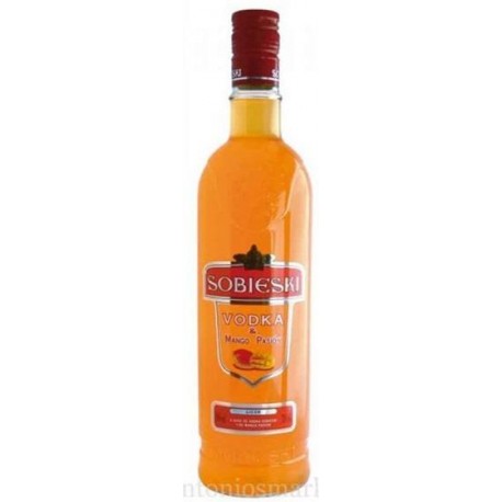 LICOR DE VODKA SOBIESKI MANGO PASION 6x0,70 L.