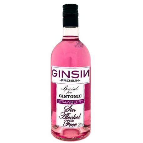 GINEBRA GINSIN STRAWBERRY 6x0,70 L.