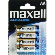 PILA MAXELL ALKALINA LR06 AA 12x4 UND.