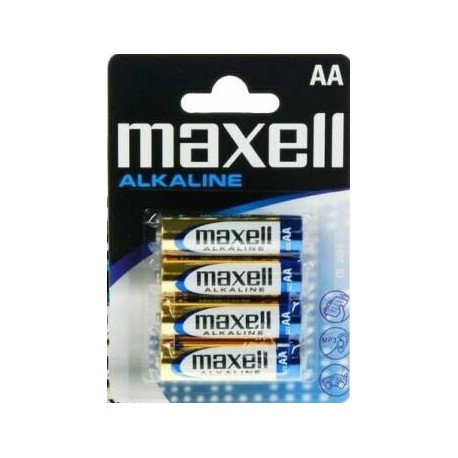 PILA MAXELL ALKALINA LR06 AA 12x4 UND.