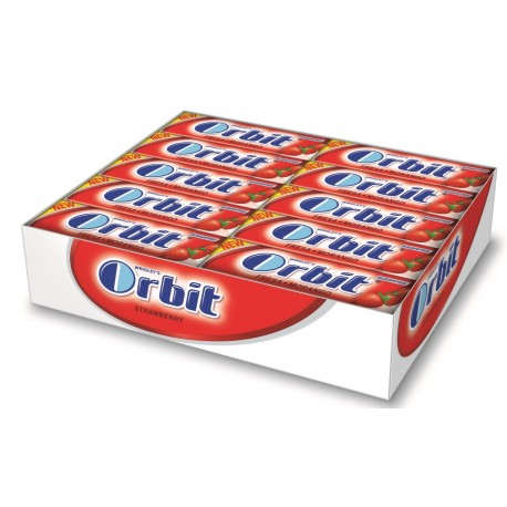 CHICLES ORBIT FRESA ACIDA CAJA 30 UND.