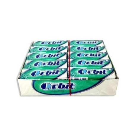 CHICLES ORBIT EUCALIPTO CAJA 30 UND.