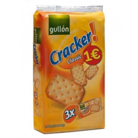 GALLETAS GULLÓN CRACKER PACK-3 8x300 GR.