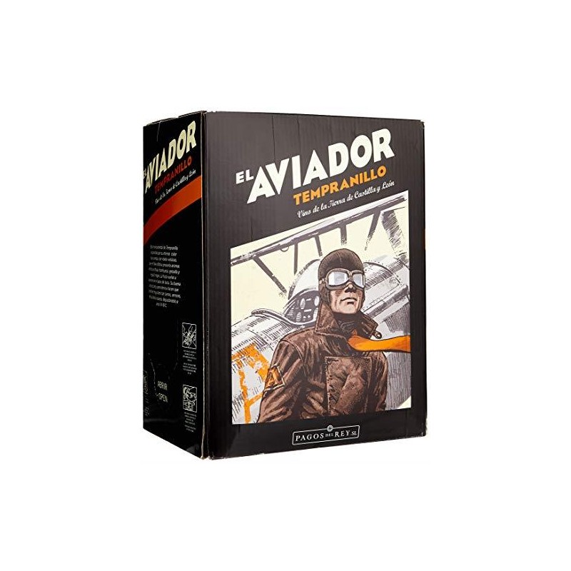 VINO EL AVIADOR 15 IN BAG L. León - TINTO BOX Comercial de